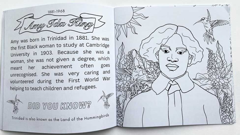 A page from Cambridge Black History by Selena Scott