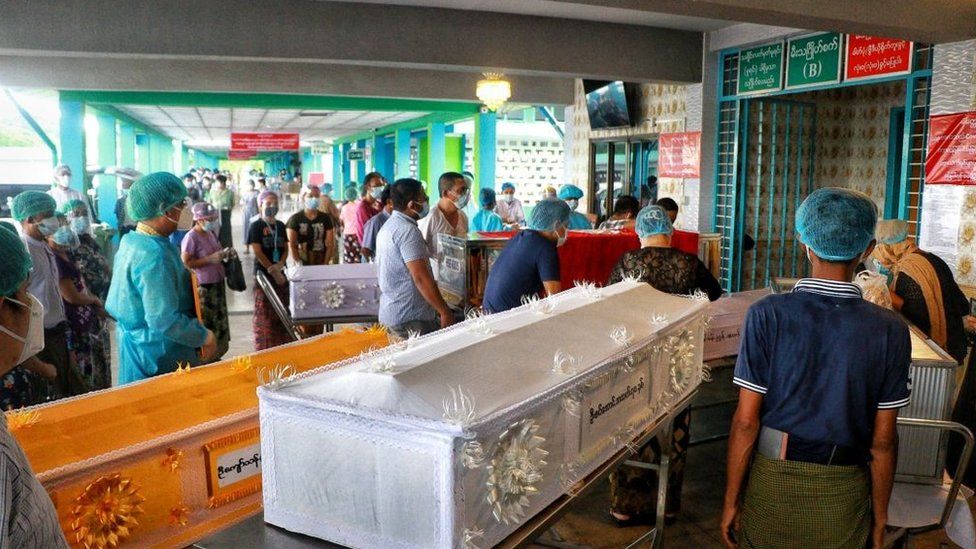 Yay Way cemetery in Yangon