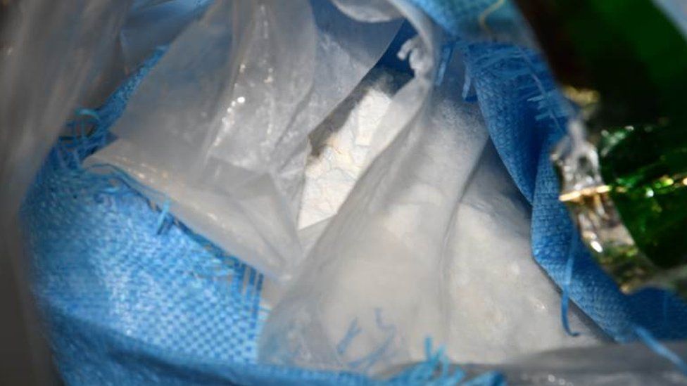 A sack of cocaine