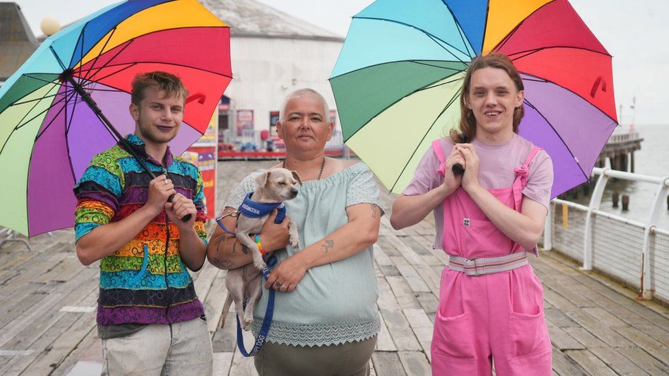 Members of Clacton Pride