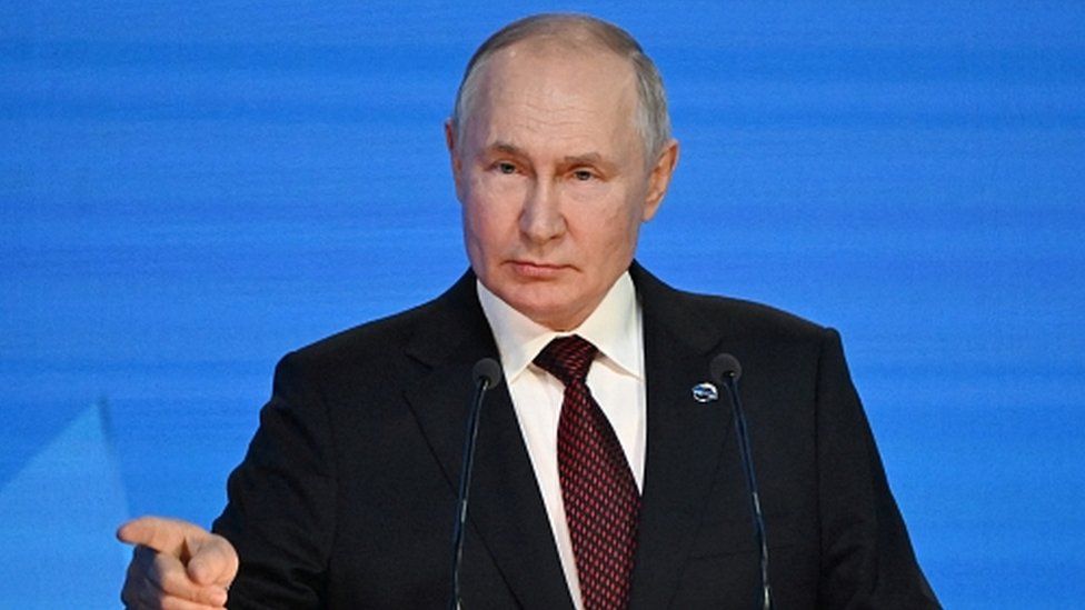 Vladimir Putin in Sochi, 5 October 2023