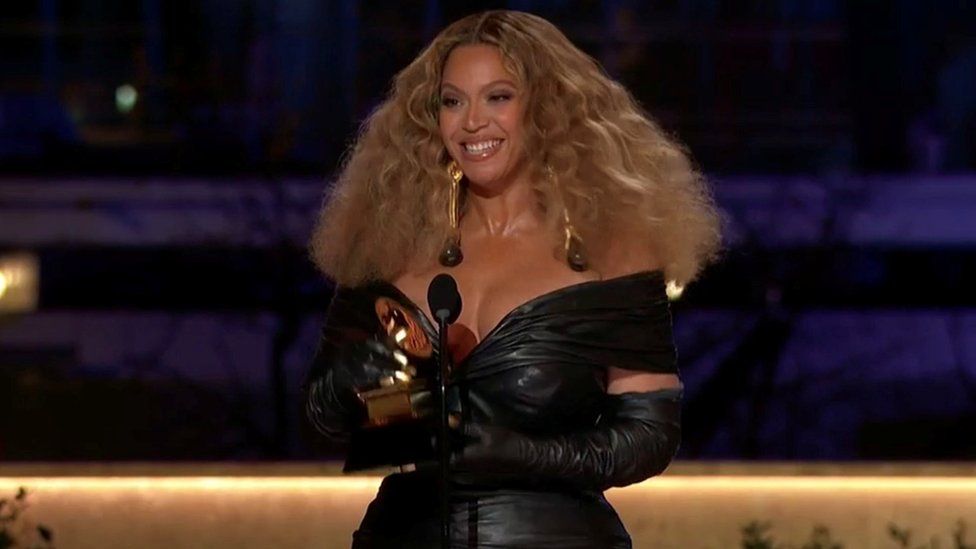 Beyonce at the Grammy Awards