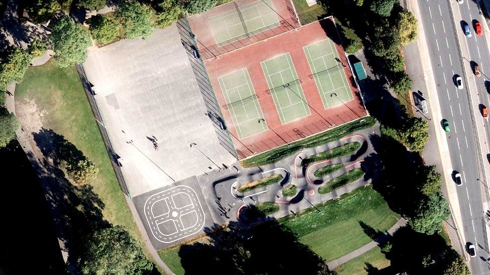 Hillsborough Park aerial