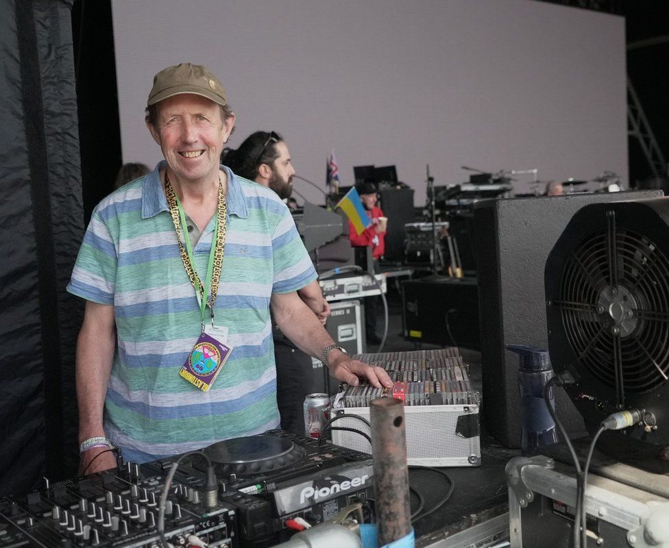 Glastonbury: The job centre DJ who keeps the festival dancing