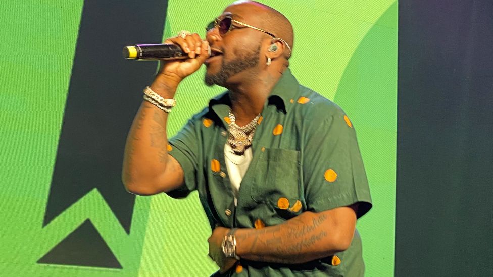 Davido performing at the YouTube Africa Day Concert in Lagos - 24 May 2022