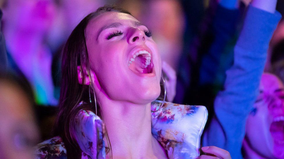 Woman at pride