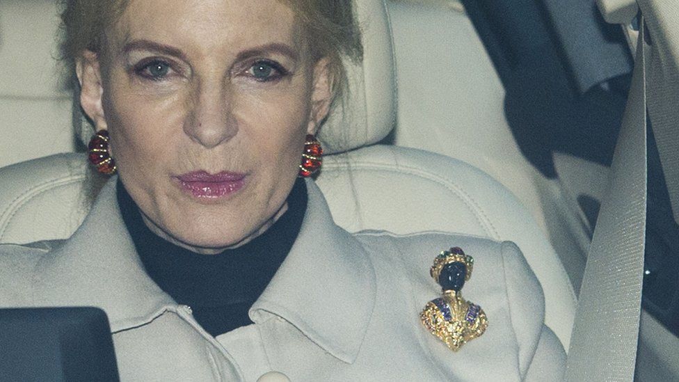 Princess Michael of Kent with the blackamoor brooch