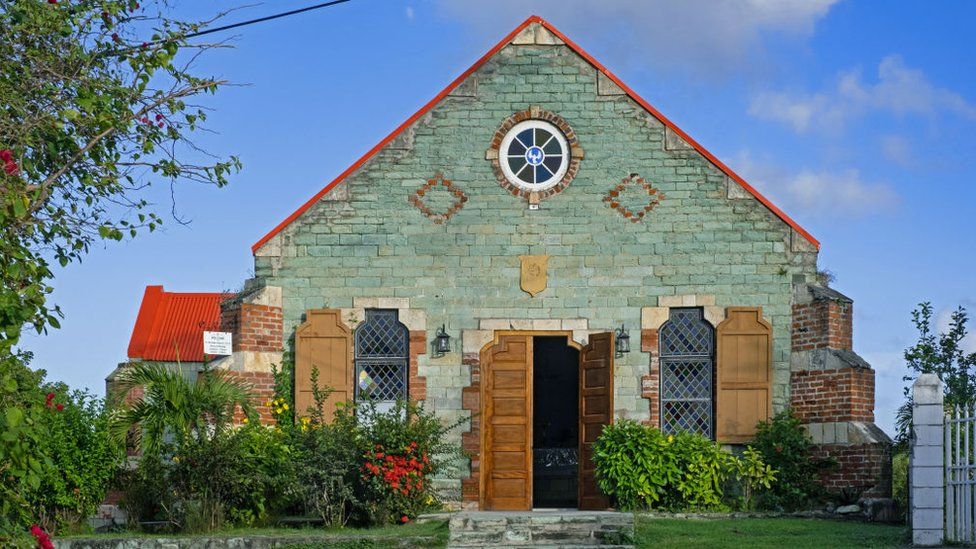 St. Barnabas Anglican Church in the town Liberta, Saint Paul Parish on the island of Antigua,