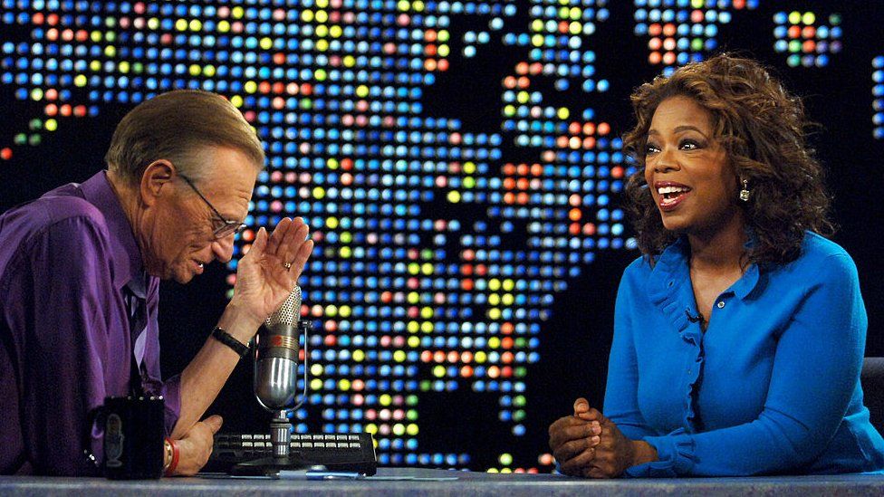 Oprah Winfrey interviewed by King in 2007