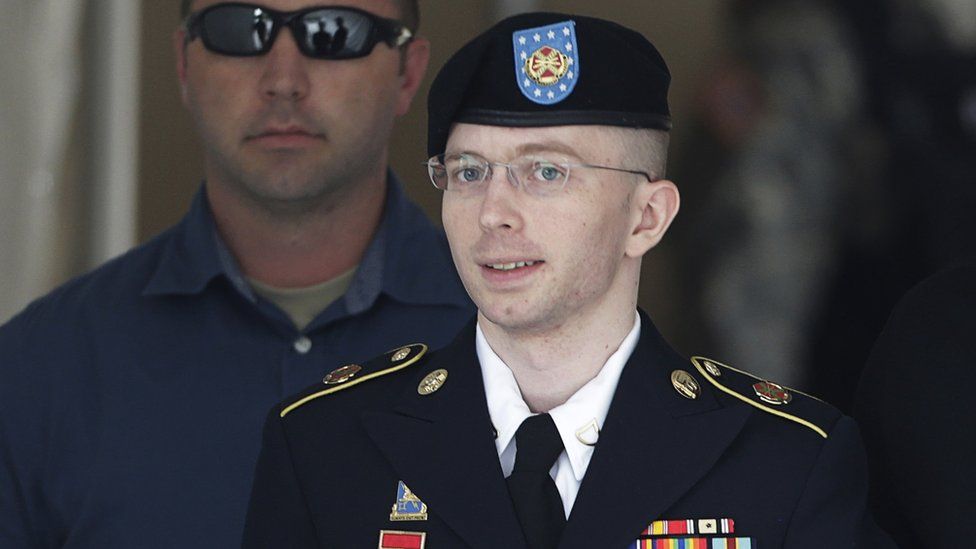 Chelsea Manning at Fort Meade, Maryland, in July 2013