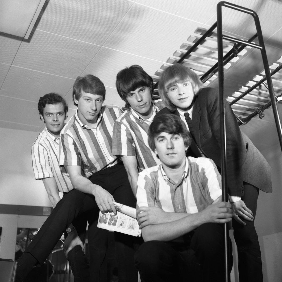 The Yardbirds за кулисами Top Of The Pops, 1965 год