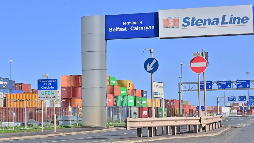 Stena Line port in Belfast