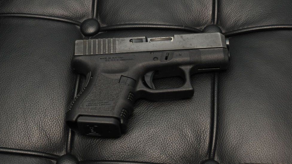 Loaded Glock pistol found in a hotel bedroom