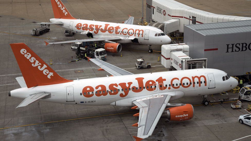 Eastjet planes at Gatwick