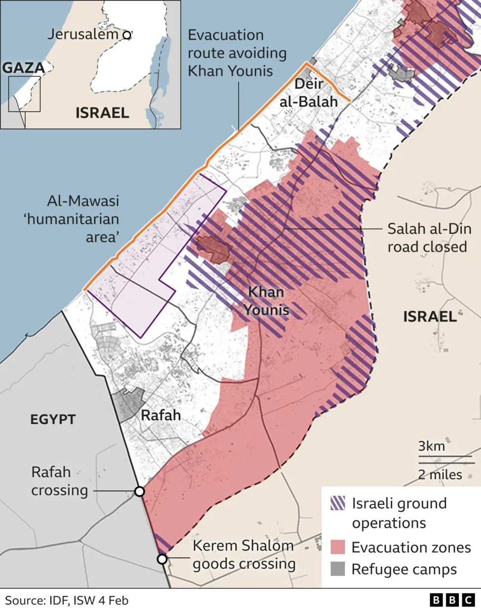 La OMS dice que el hospital Nasser en Gaza no está operativo después de los ataques de Israel.