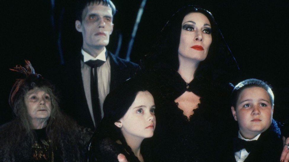 Members of the cast of the Addams Family film