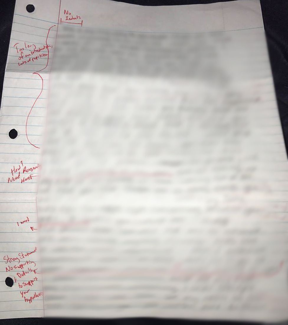 The first page of Nick Lutz' ex-girlfriend's apology letter
