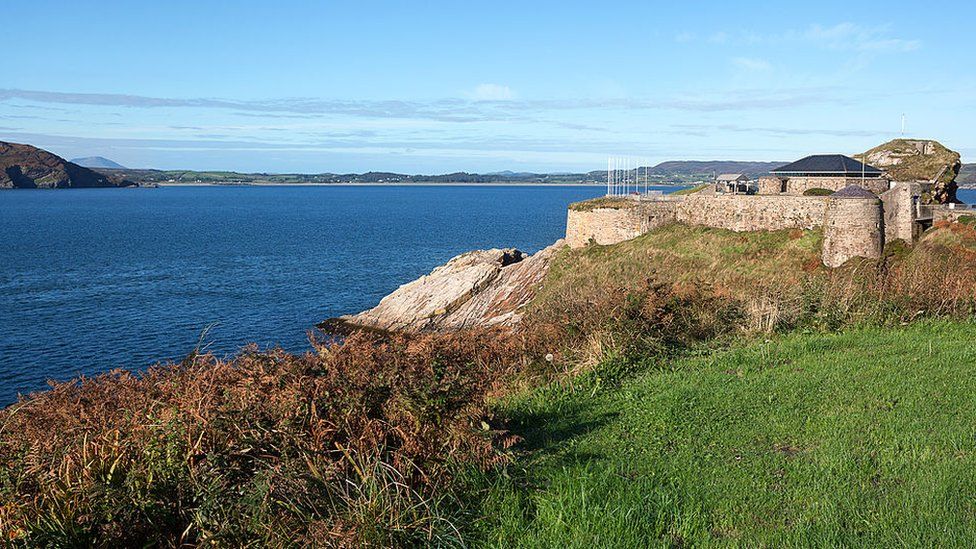 Dunree Fort, which guarded Lough Swilly, one of the Treaty Ports
