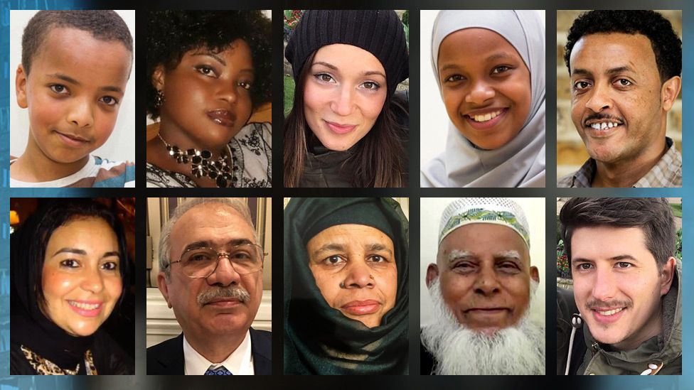 Composite image of some of the Grenfell Tower victims