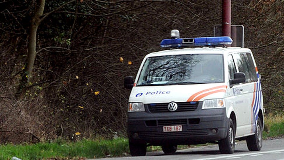 Фото из архива бельгийского полицейского фургона