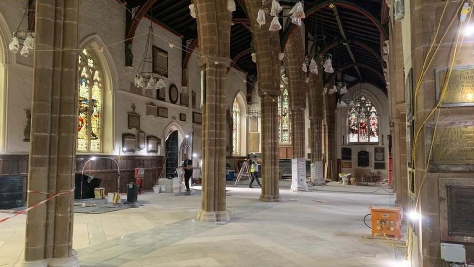 Leicester Cathedral to re-open after 22-month transformation - BBC News