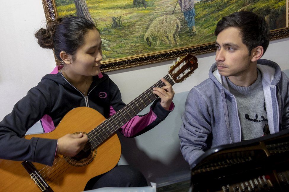 Fahim has studied music in Afghanistan, even as the Taliban has threatened those that do
