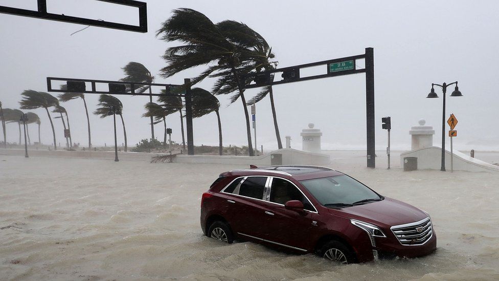 Hurricane Irma hits Fort Lauderdale, Florida
