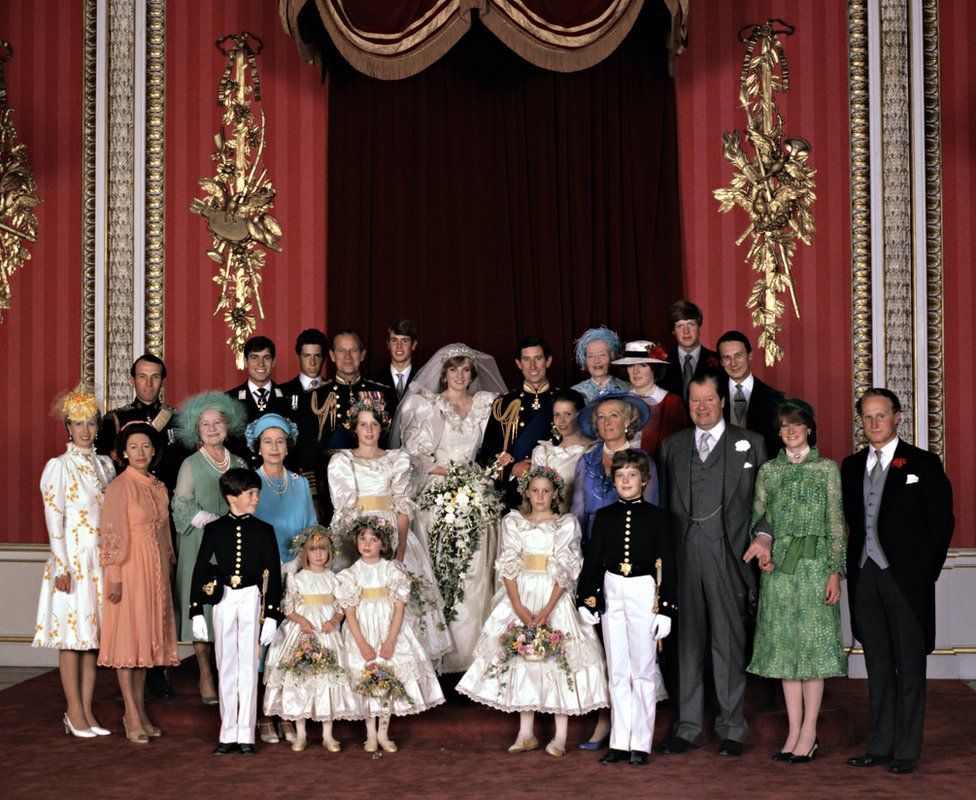 The wedding of the Prince and Princess of Wales