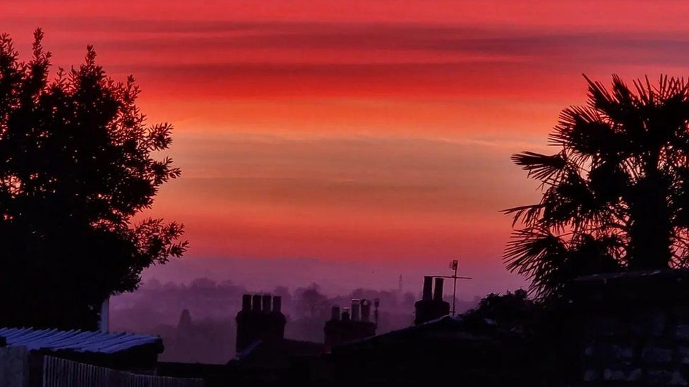 A sunrise above Frome