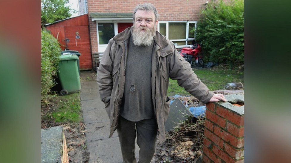 Ken May pictured outside his home in 2021
