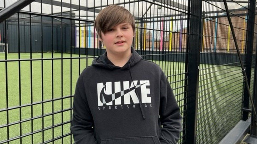 Blake at The Hive youth zone on the Wirral