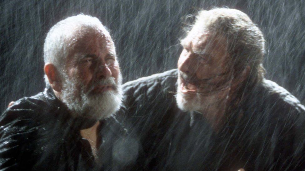 Sir Ian Holm with Michael Bryant in King Lear