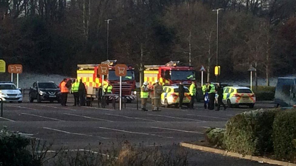 Suspicious package at Sainsbury's in Aberdeen was false alarm - BBC News