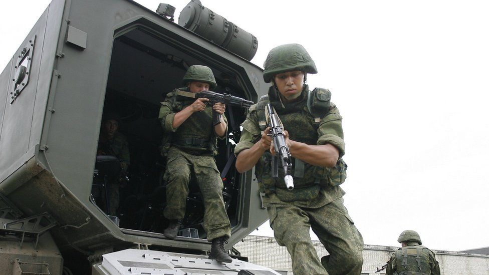 Russian special forces training, 10 Jul 15