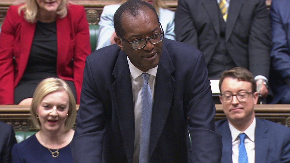 Kwarteng in the House of Commons