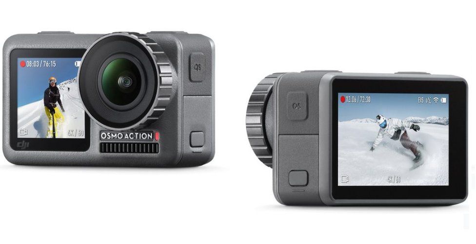 DJI Osmo Action camera poses threat to GoPro - BBC News