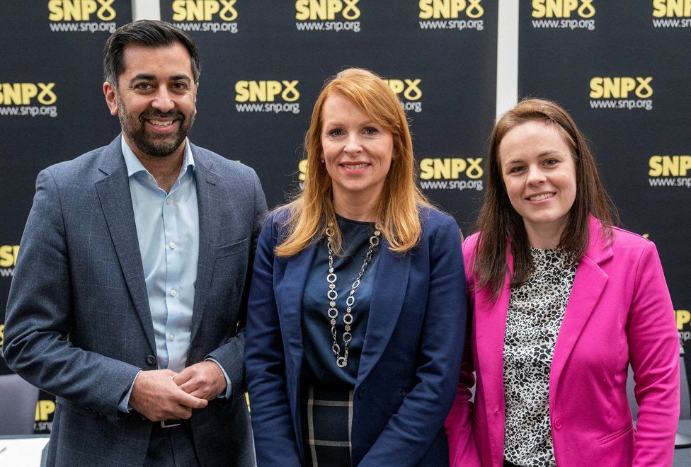 Humza Yousaf, Ash Regan and Kate Forbes