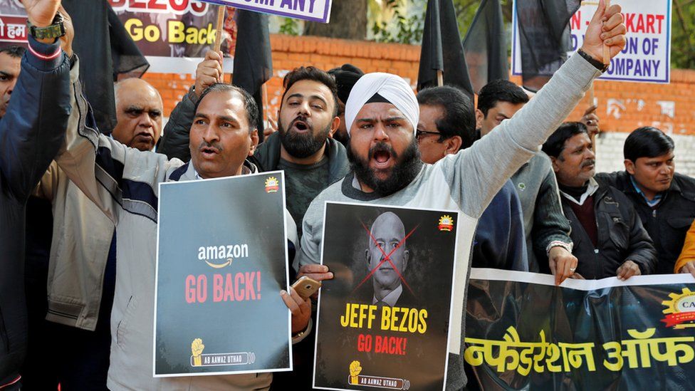 Protests against Jeff Bezos