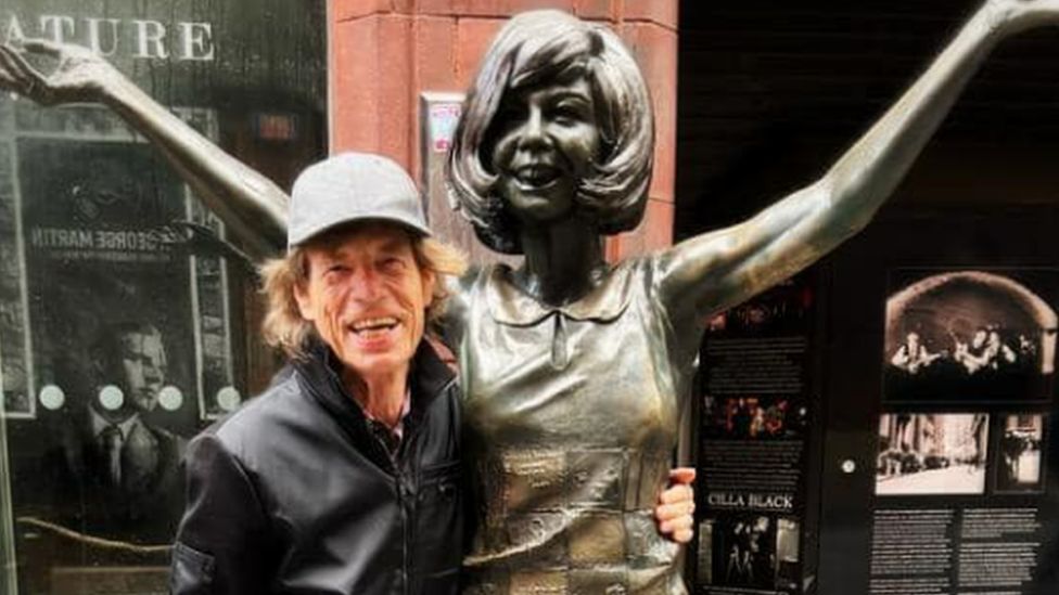 Mick with Cilla