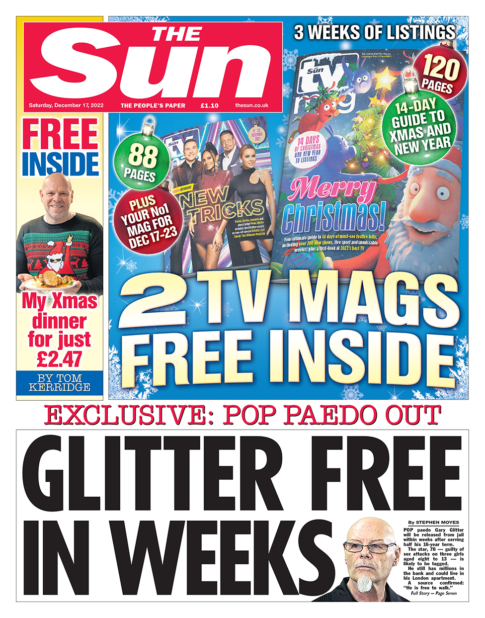The Sun Front Page 16/12