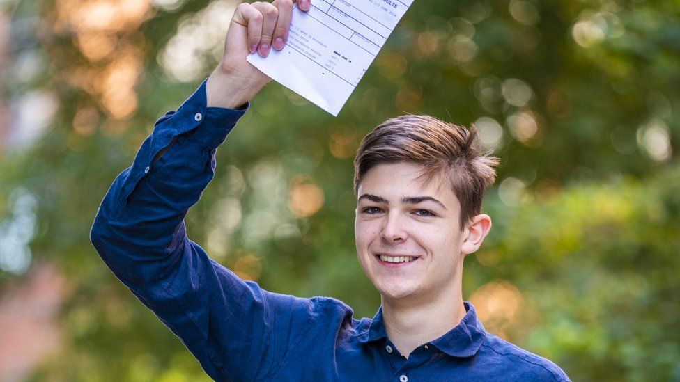 Zorian from Kyiv with A-level results
