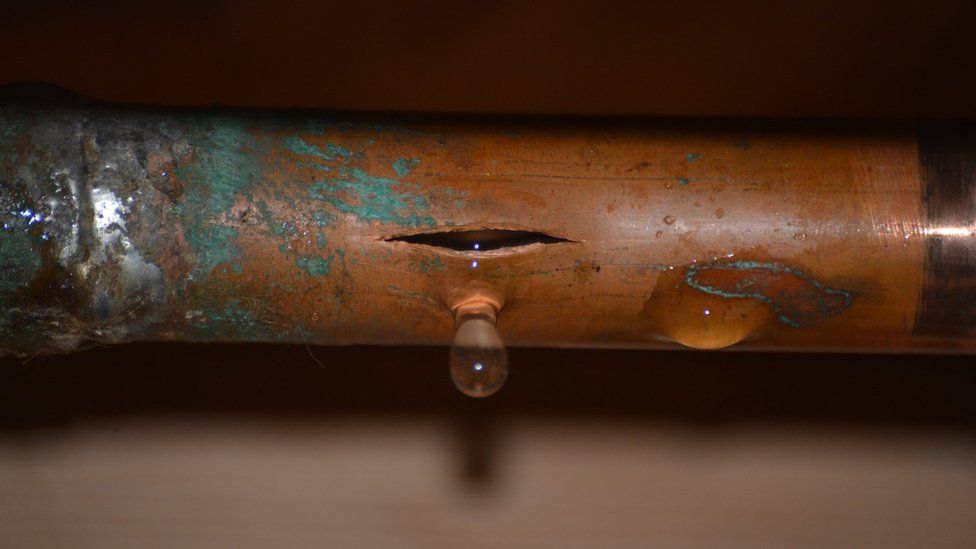 Rapid thaw leads to huge rise in burst water pipes BBC News