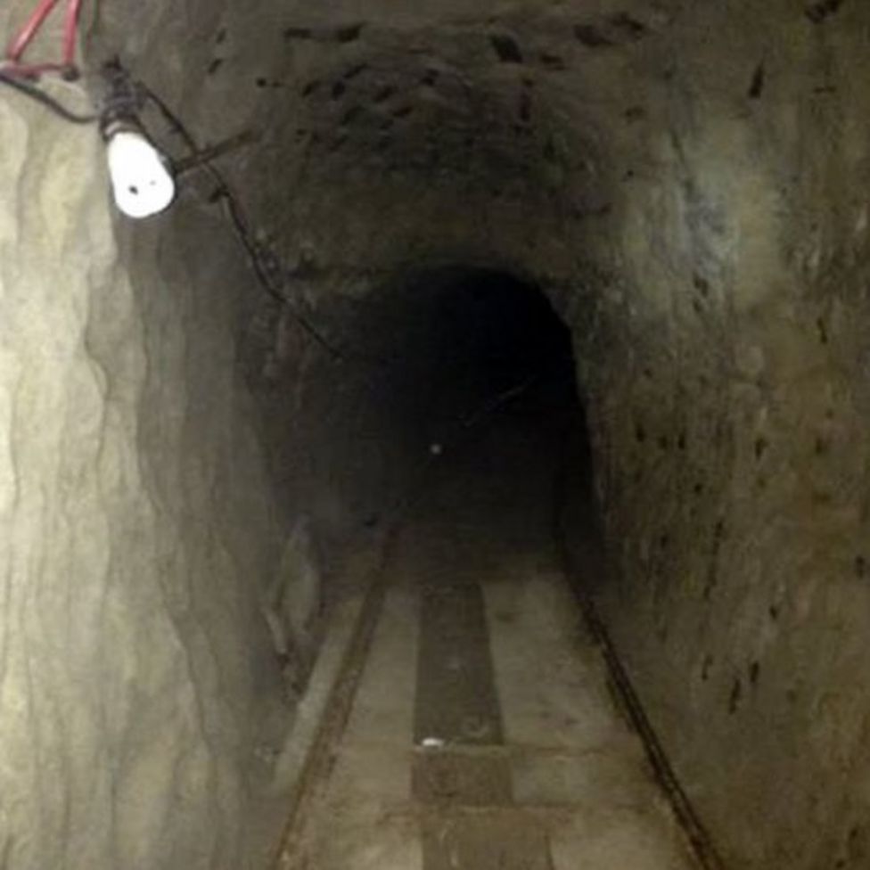 Huge Us Mexico Drugs Tunnel Found In San Diego Bbc News 