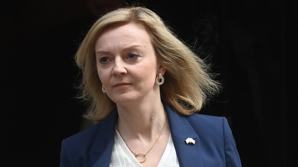 Liz Truss seen entering Downing Street in March 2022