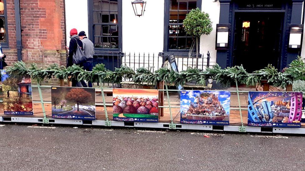 City Winterscapes' artwork in St Albans