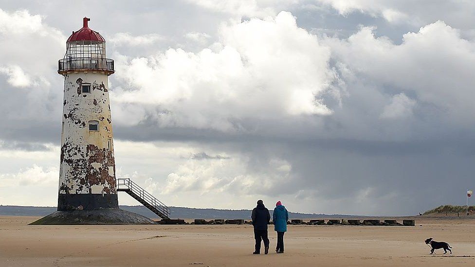 Point of Ayr Lighthouse in Talacre, Flintshire, was discontinued in 1883, and is the oldest lighthouse in Wales