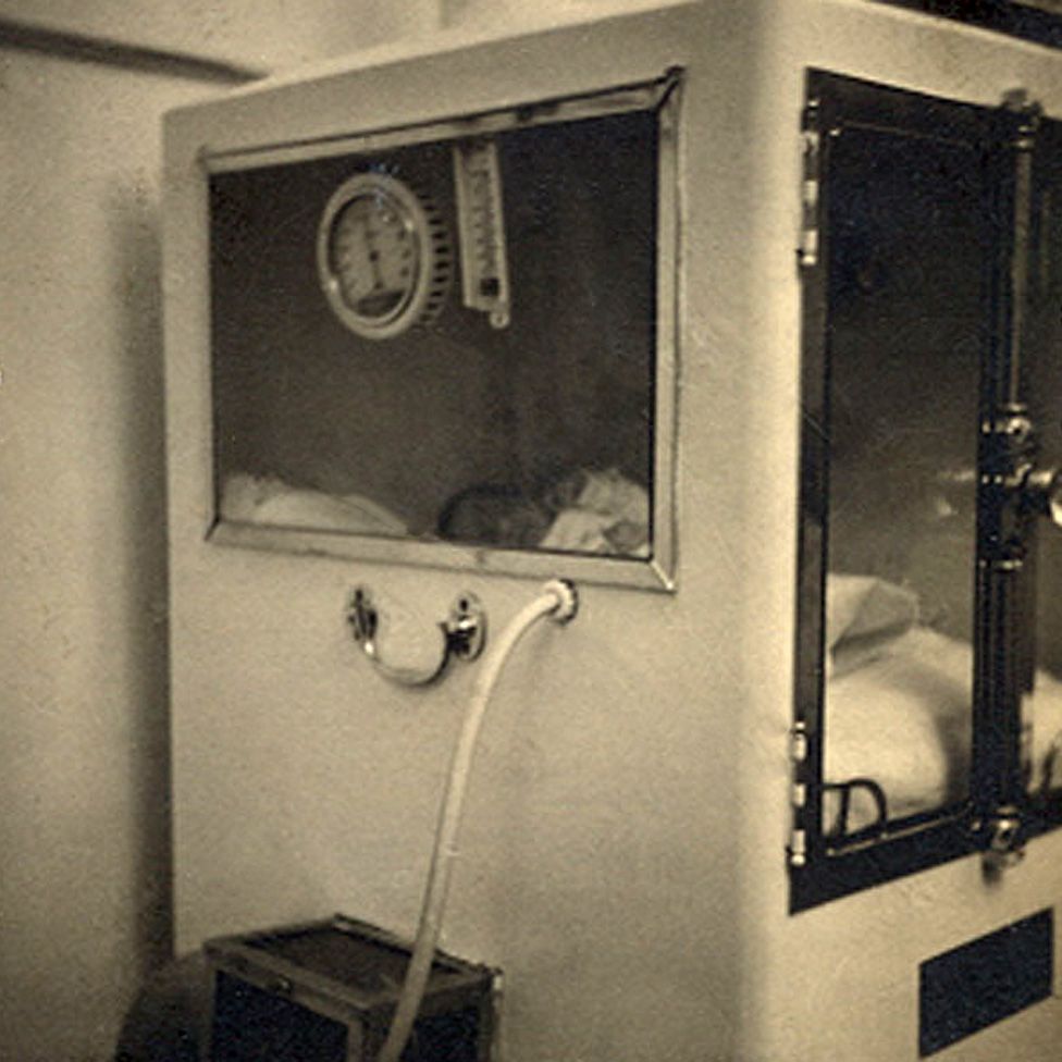 One of Dr Couney's incubators
