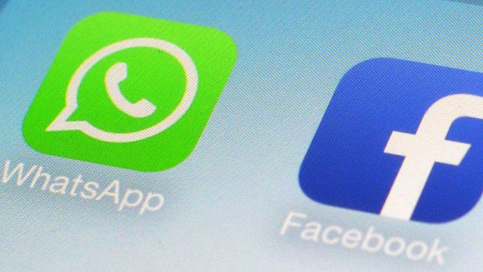 Whatsapp and Facebook icon