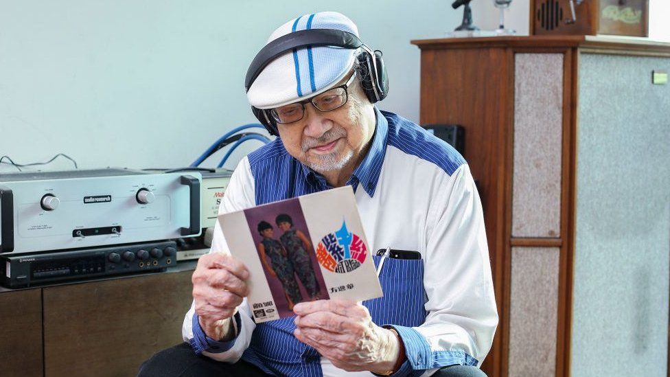 Radio host Ray Cordeiro aka "Uncle Ray" pictured at his home in Kowloon Tong (11 December 2017)