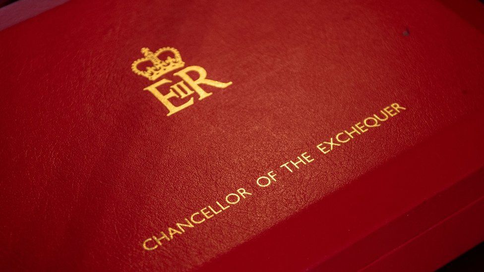The Chancellor's red Budget box